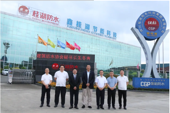 中国建筑防水协会秘书长朱冬青调研桂湖防水集团，共话防水行业发展新机遇